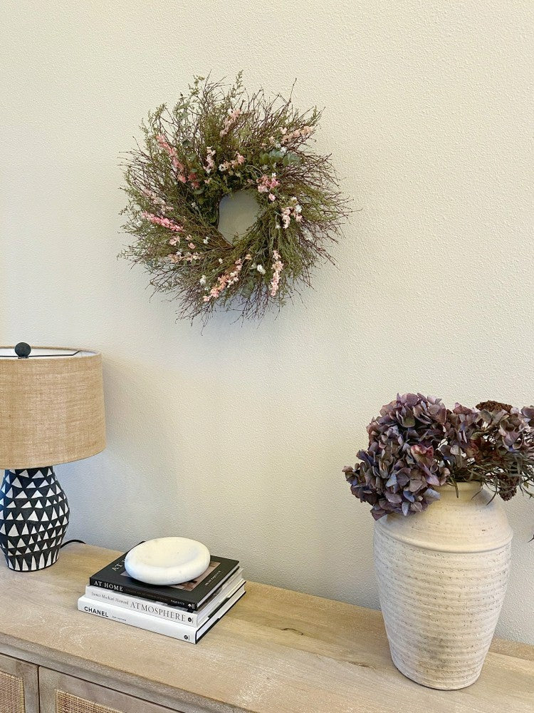 Eucalyptus and Sweet Annie Floral Dried Wreath | Plow & Hearth