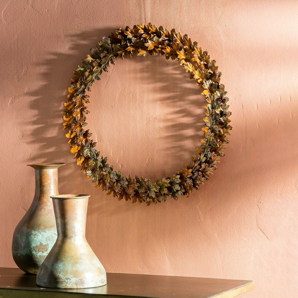 18' FALL LEAF WREATH | Plow & Hearth