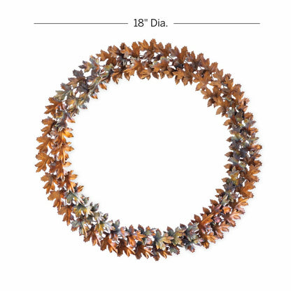 18' FALL LEAF WREATH | Plow & Hearth