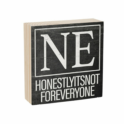 State Sign Wood Block Nebraska 6"x6" | Plow & Hearth