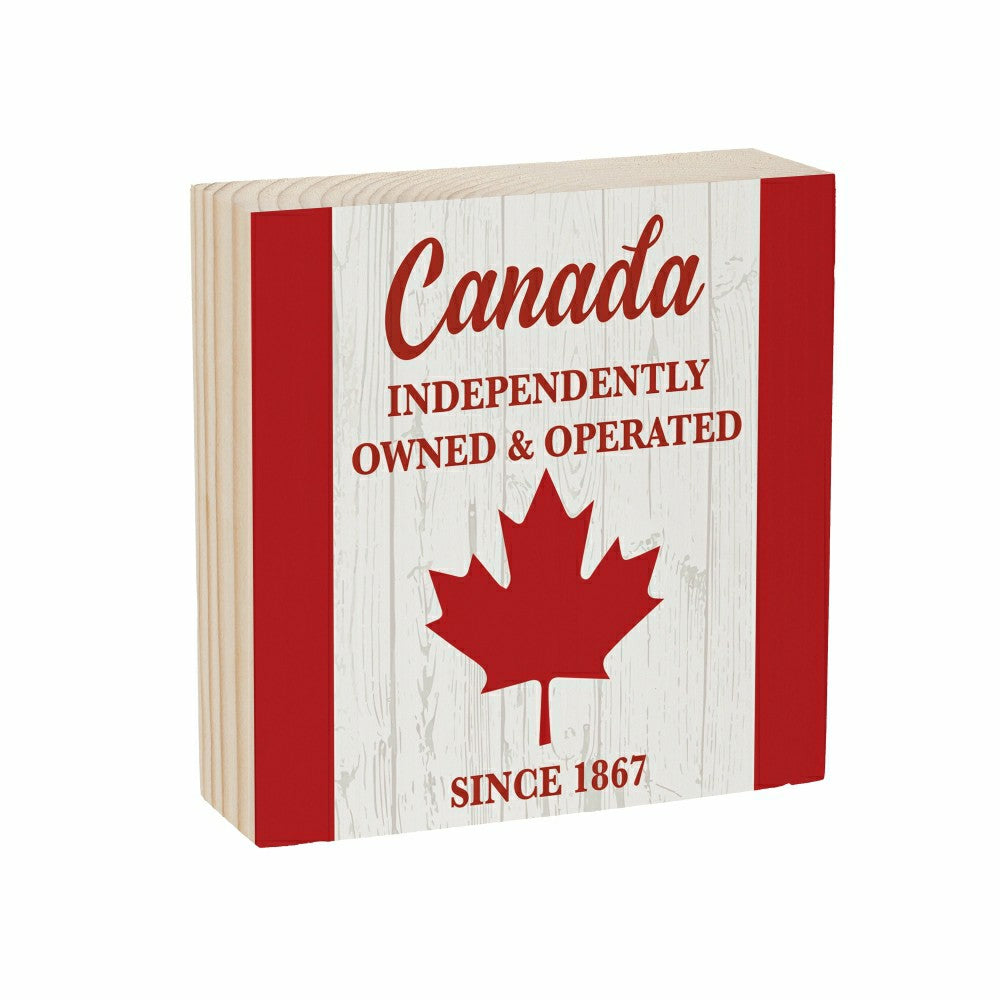 Canada Pride Mini Plock (6"x6”x1.9“) | Plow & Hearth
