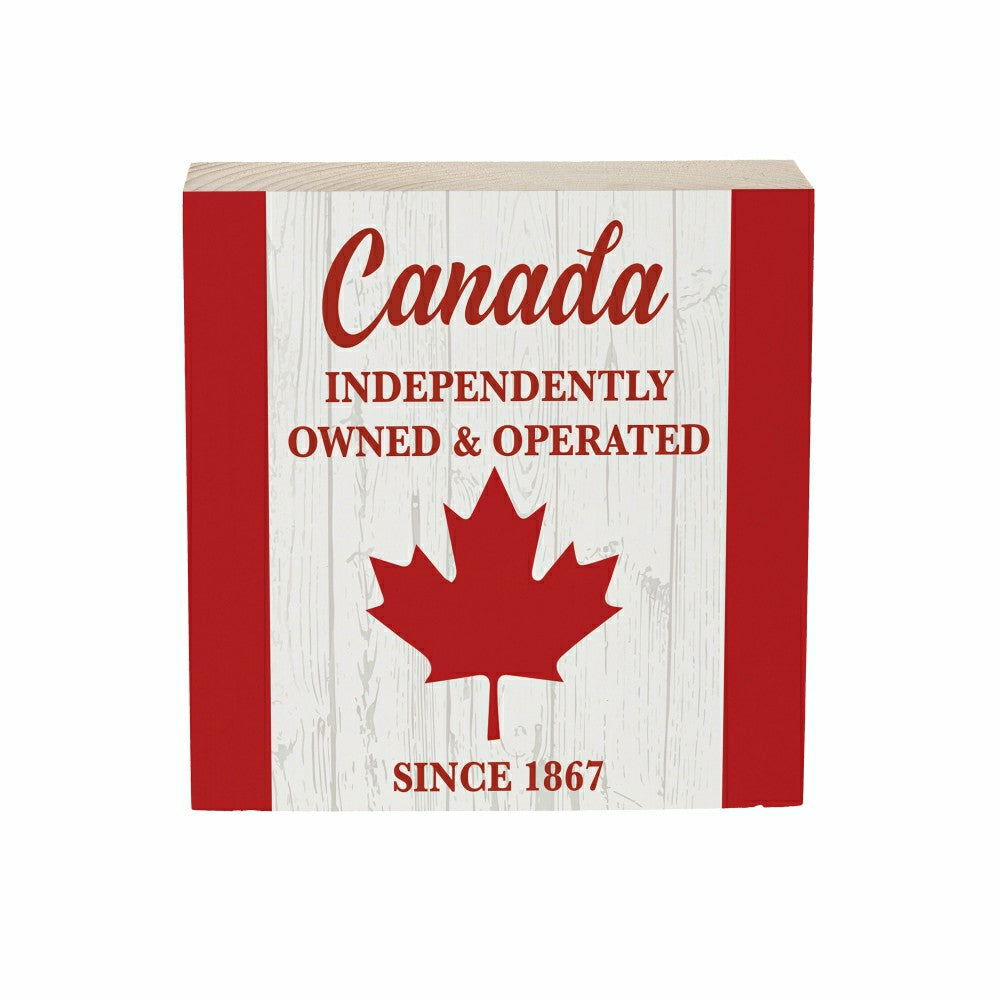 Canada Pride Mini Plock (6"x6”x1.9“) | Plow & Hearth