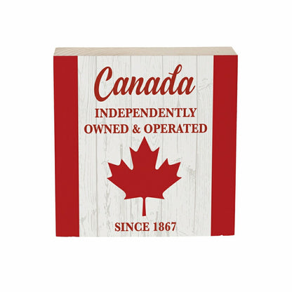 Canada Pride Mini Plock (6"x6”x1.9“) | Plow & Hearth
