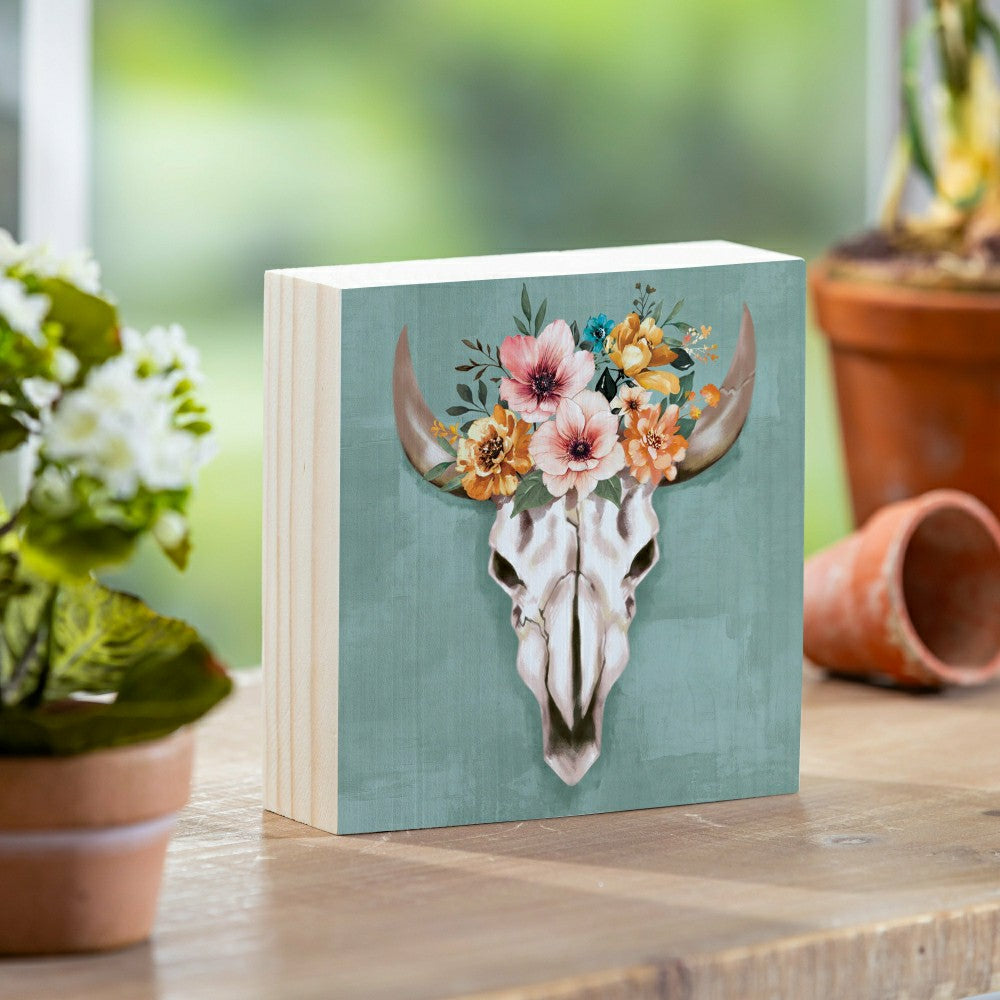 Southwest/Texas Longhorn/ Horse​ Mini Plock (6"x6”x1.9“) | Plow & Hearth