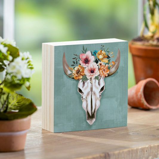 Southwest/Texas Longhorn/ Horse​ Mini Plock (6"x6”x1.9“) | Plow & Hearth