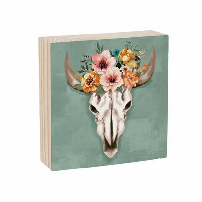 Southwest/Texas Longhorn/ Horse​ Mini Plock (6"x6”x1.9“) | Plow & Hearth