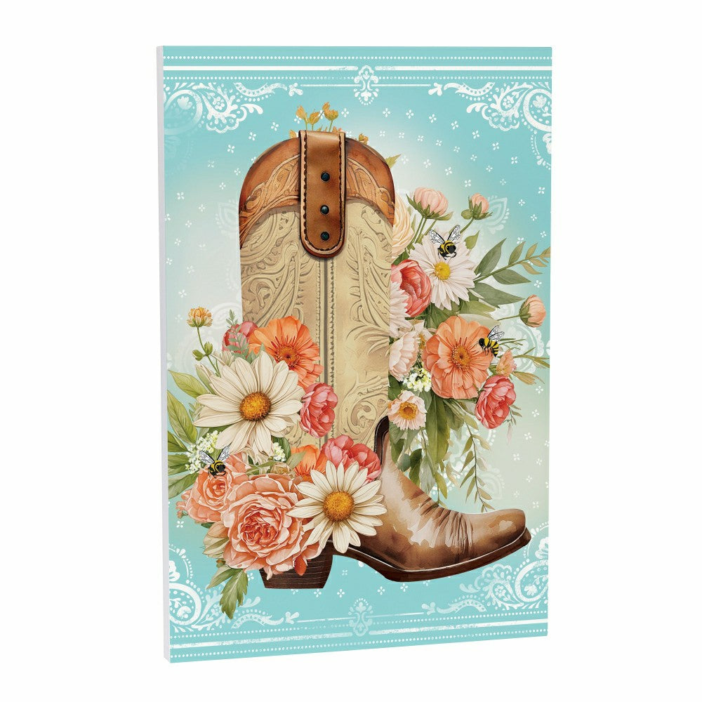 Petal & Plow Indoor Wall Decor, Cowboy Boots, 16" L x 24" H | Plow & Hearth