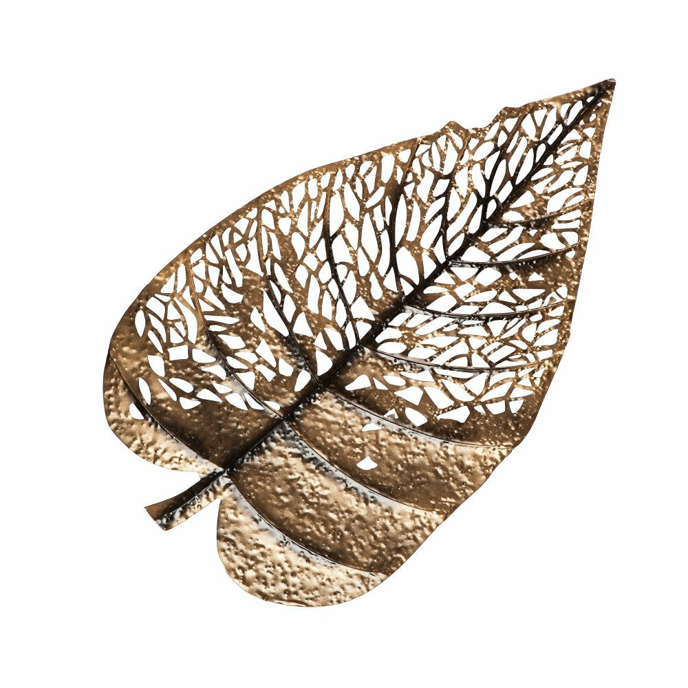 Set of 3 Metal Decorative Leaves Wall Décor | Plow & Hearth