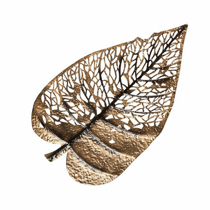 Set of 3 Metal Decorative Leaves Wall Décor | Plow & Hearth