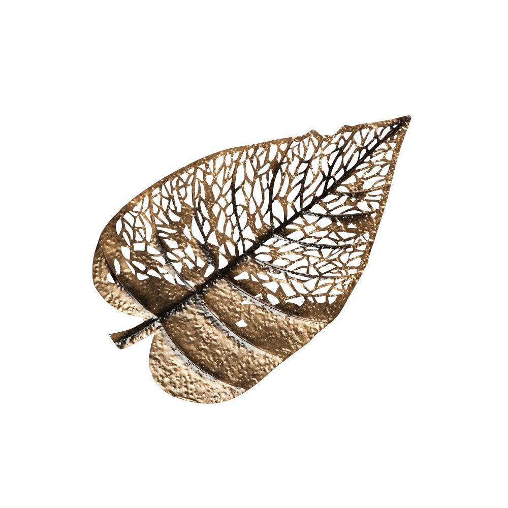 Set of 3 Metal Decorative Leaves Wall Décor | Plow & Hearth