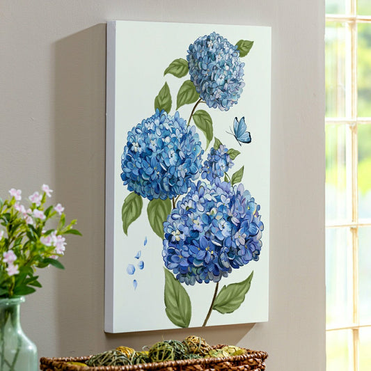 VivaStyle Indoor Wall Decor, Hydrangea Haven, 16" L x 24" H | Plow & Hearth
