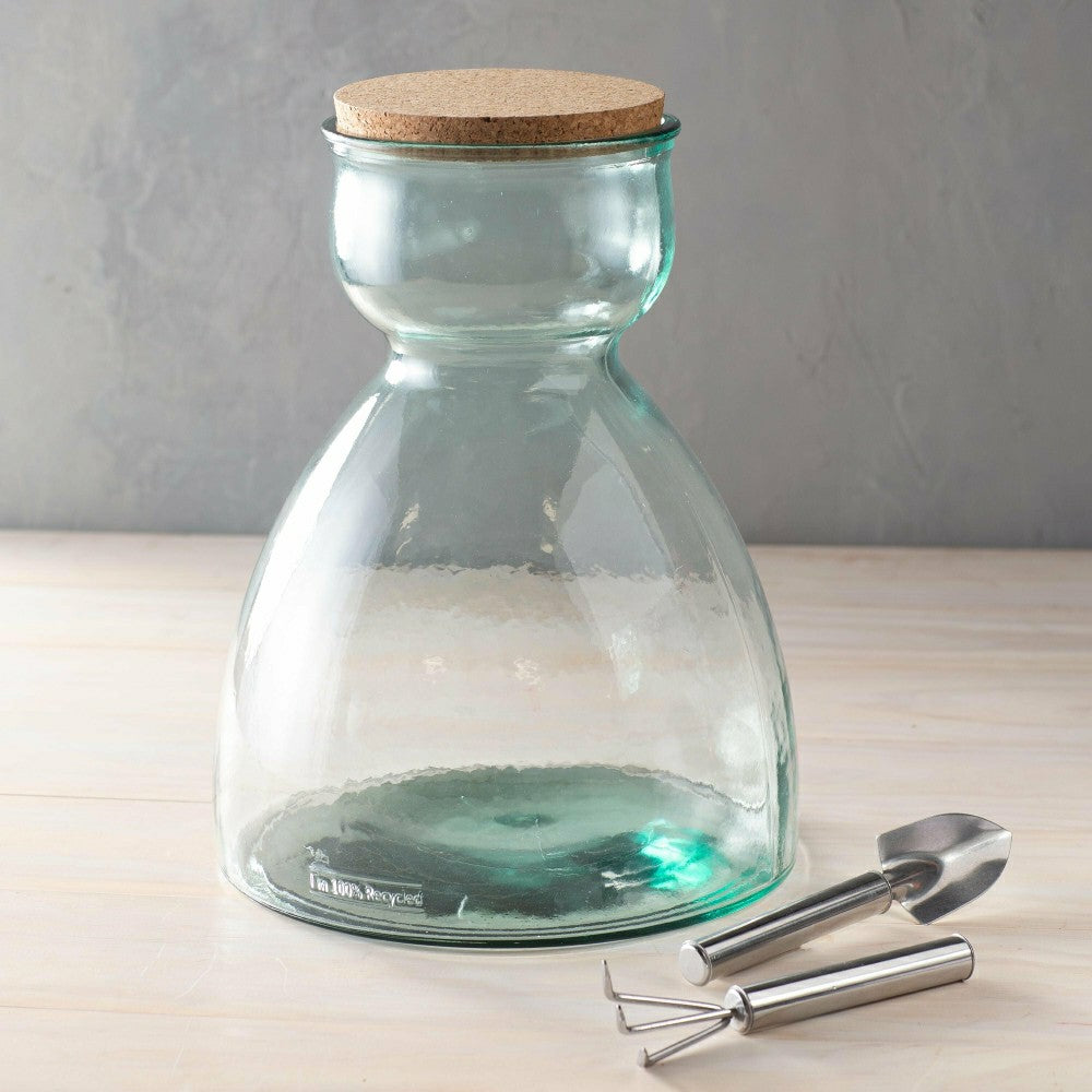 Tall Glass Terrarium | Plow & Hearth
