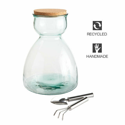 Tall Glass Terrarium | Plow & Hearth