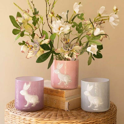 Glass Bunny Vases, Set of 3 | Plow & Hearth
