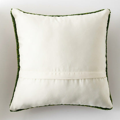 Candy Corn Wool Hand-Hooked Pillow | Plow & Hearth