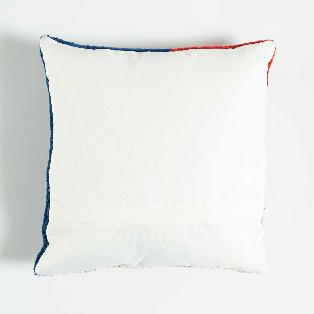 Jolly Santa Hand-Hooked Wool Throw Pillow | Plow & Hearth