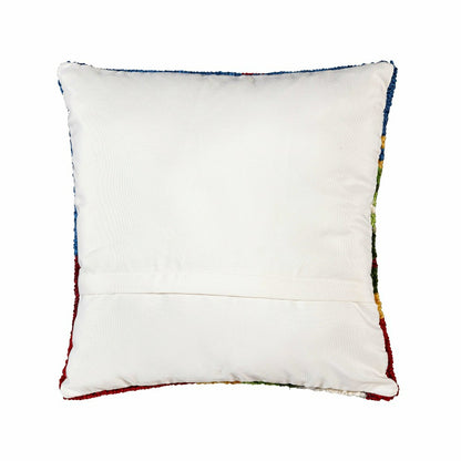 Indoor/Outdoor Hooked Pillow Santa Polypropylene, 18"x18" | Plow & Hearth