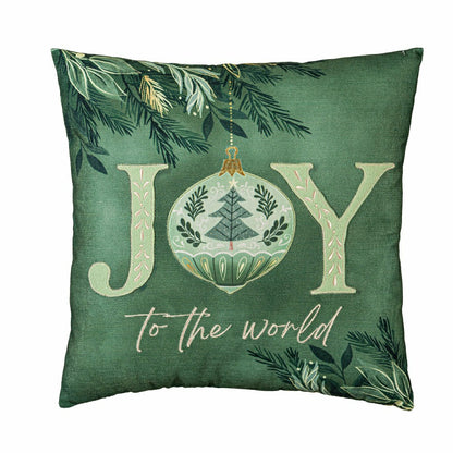 Shades of Emerald Throw Pillow Shades of Emerald Square Pillow, 16" | Plow & Hearth