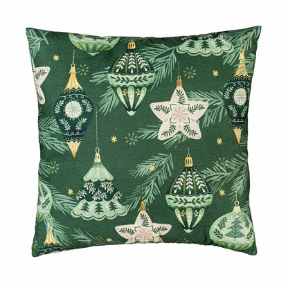 Shades of Emerald Throw Pillow Shades of Emerald Square Pillow, 16" | Plow & Hearth