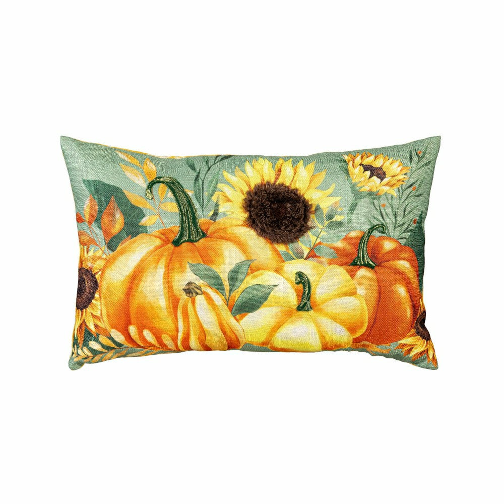 Grateful Gatherings Lumbar Pillow, 16" x 10" | Plow & Hearth