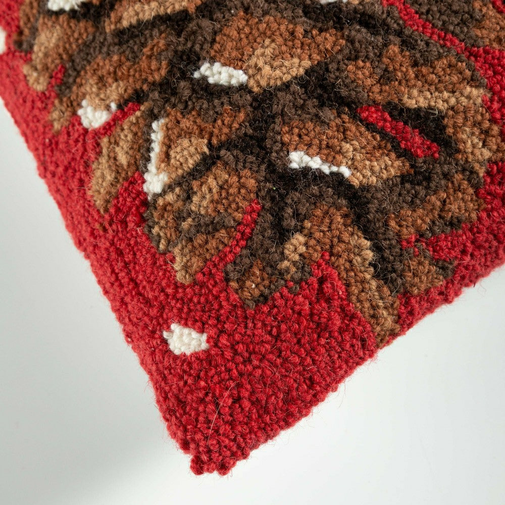 Snowy Pinecones Pillow | Plow & Hearth