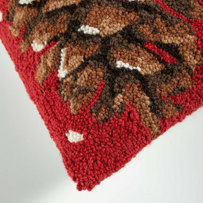 Snowy Pinecones Pillow | Plow & Hearth