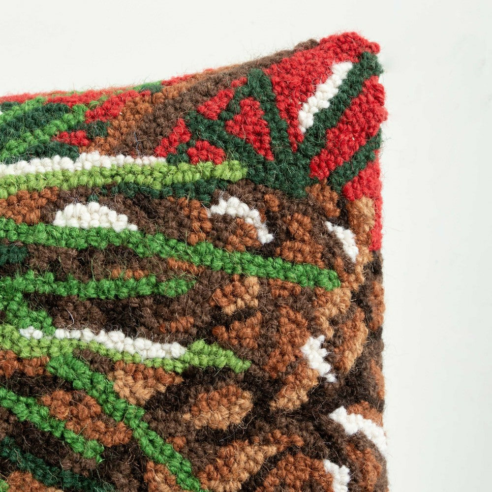 Snowy Pinecones Pillow | Plow & Hearth