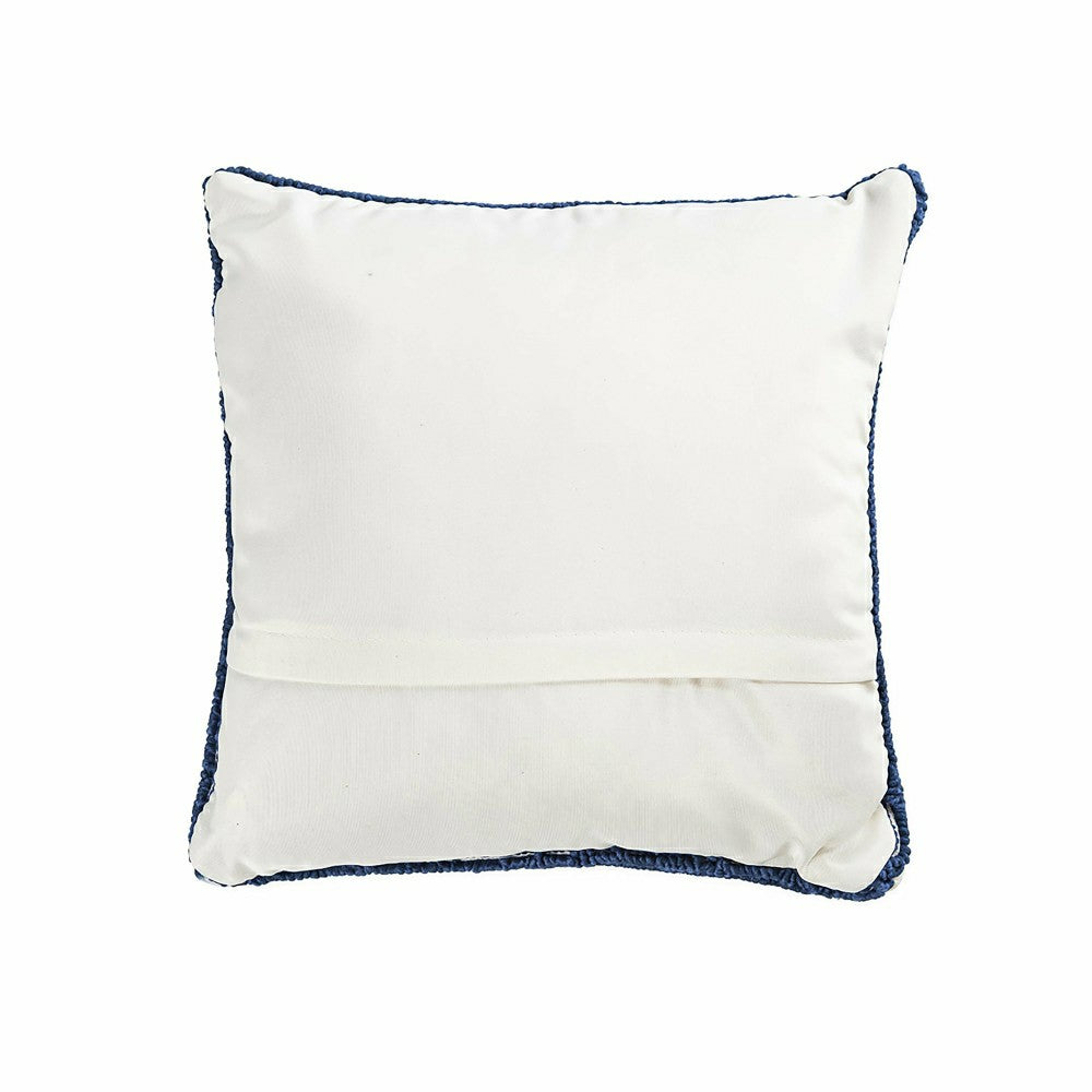 Indoor/Outdoor Hand-Hooked Star Throw Pillow | Plow & Hearth