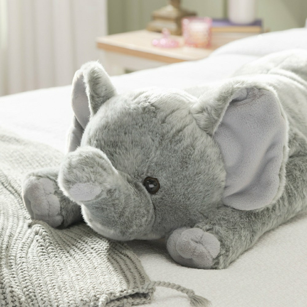 Plush 36" Soft Fur Animal Body Pillow | Plow & Hearth