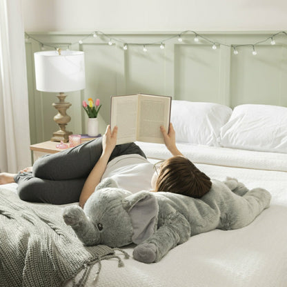 Plush 36" Soft Fur Animal Body Pillow | Plow & Hearth