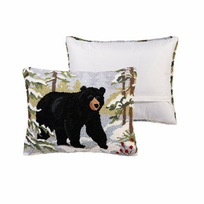 Snow Bear Hook Pillow | Plow & Hearth