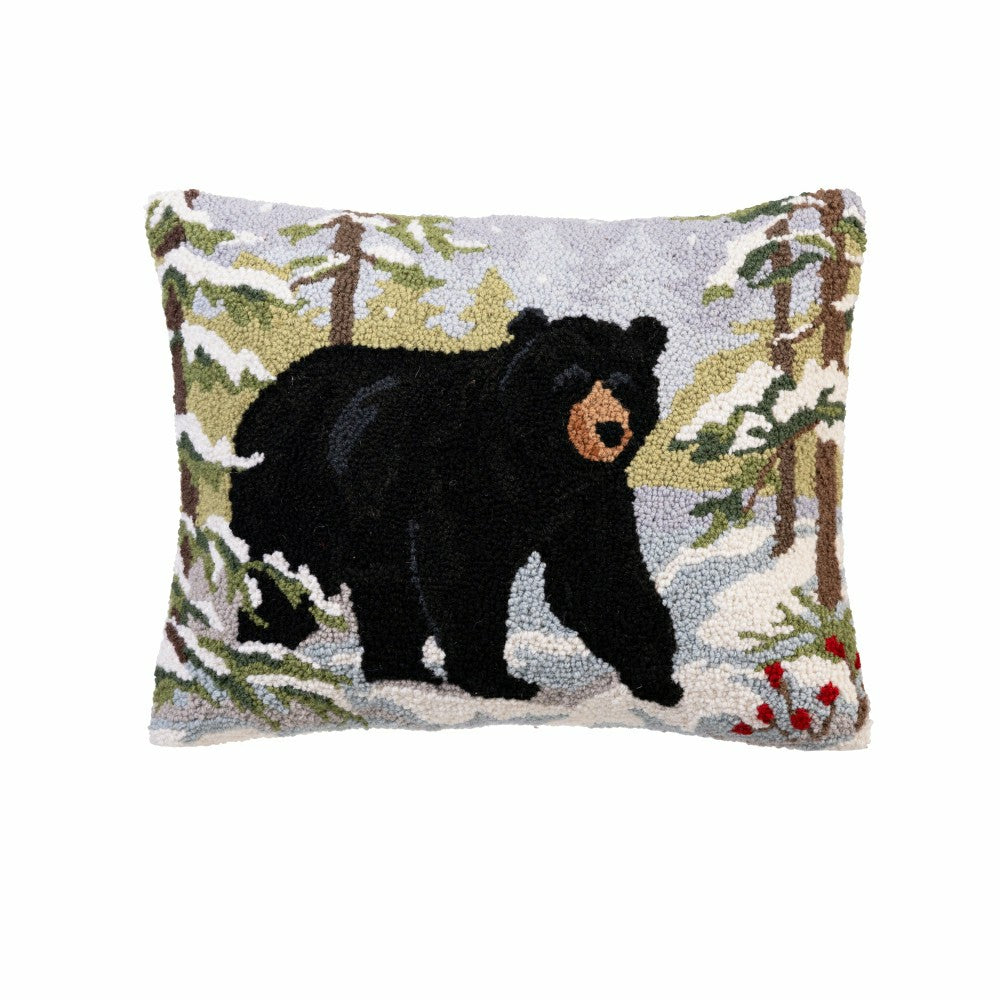 Snow Bear Hook Pillow | Plow & Hearth