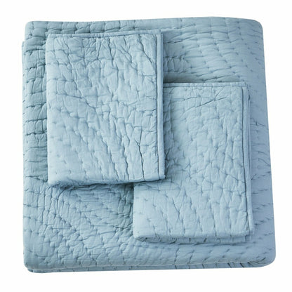 Halo Cotton Voile Hand Stitched Quilt Set | Plow & Hearth