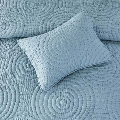 Halo Cotton Voile Hand Stitched Quilt Set | Plow & Hearth