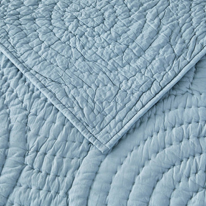 Halo Cotton Voile Hand Stitched Quilt Set | Plow & Hearth