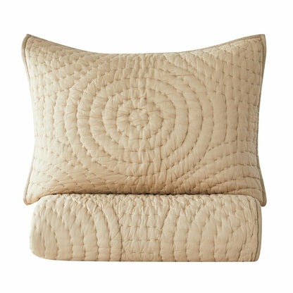 Halo Cotton Voile Hand Stitched Quilt Set | Plow & Hearth