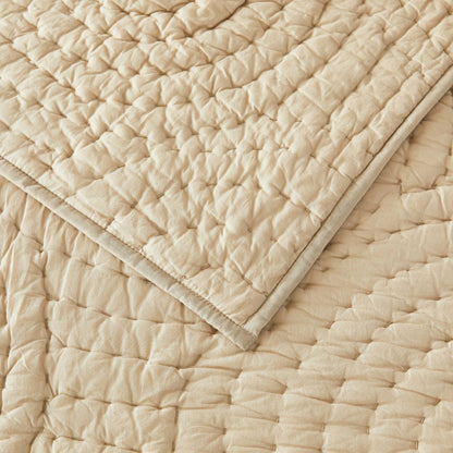 Halo Cotton Voile Hand Stitched Quilt Set | Plow & Hearth