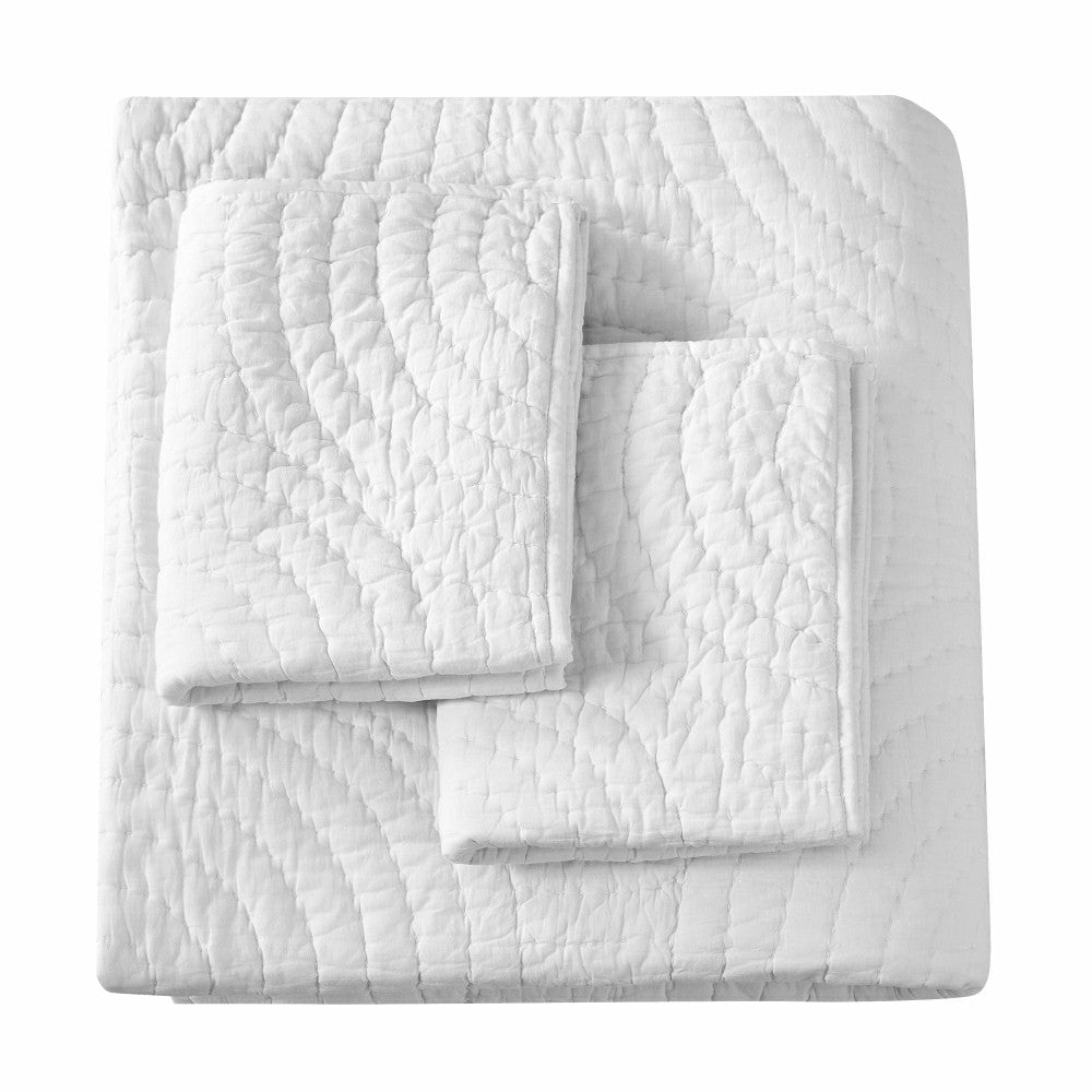 Halo Cotton Voile Hand Stitched Quilt Set | Plow & Hearth