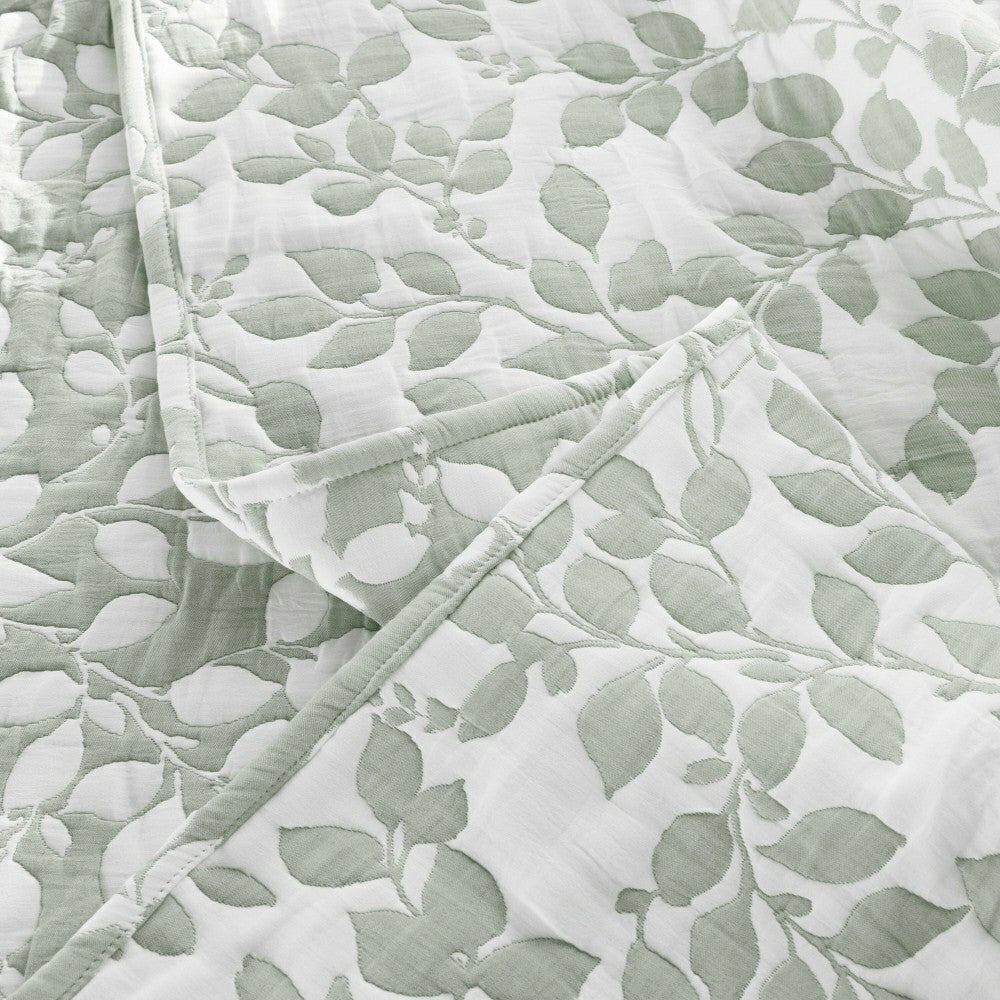 Leaves Reversible Quilt Set | Plow & Hearth
