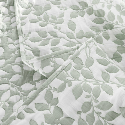 Leaves Reversible Quilt Set | Plow & Hearth