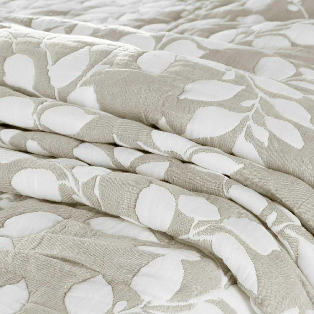 Leaves Reversible Quilt Set | Plow & Hearth