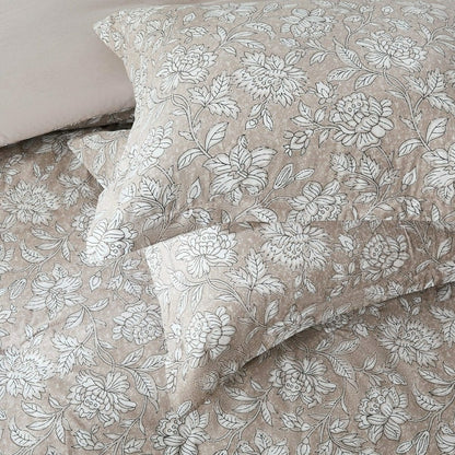 Zara Floral Block Cotton Comforter 8Pc Set | Plow & Hearth