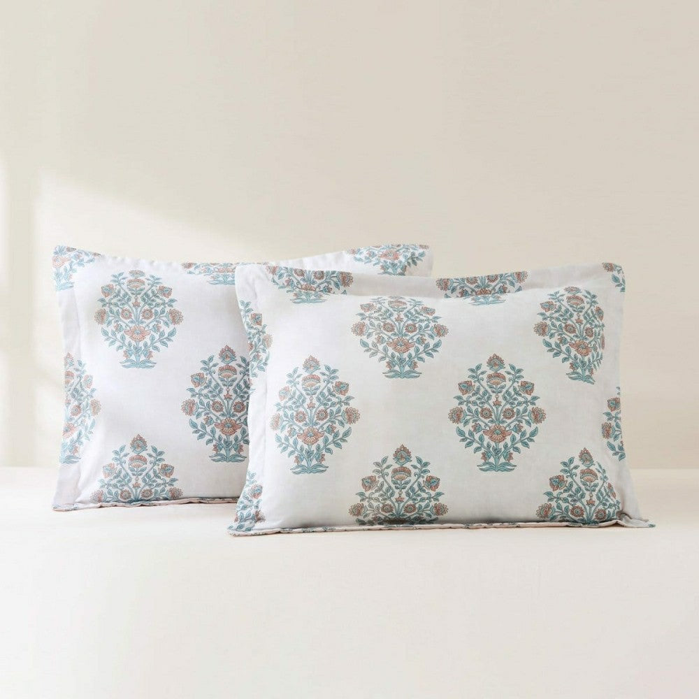 Sofia Flower Block Bouquet Comforter 5Pc Set | Plow & Hearth