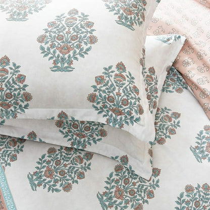 Sofia Flower Block Bouquet Comforter 5Pc Set | Plow & Hearth