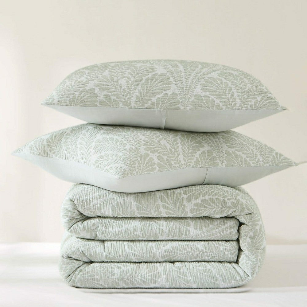Willow Garden Restorative Gauze Jacquard Comforter Set | Plow & Hearth