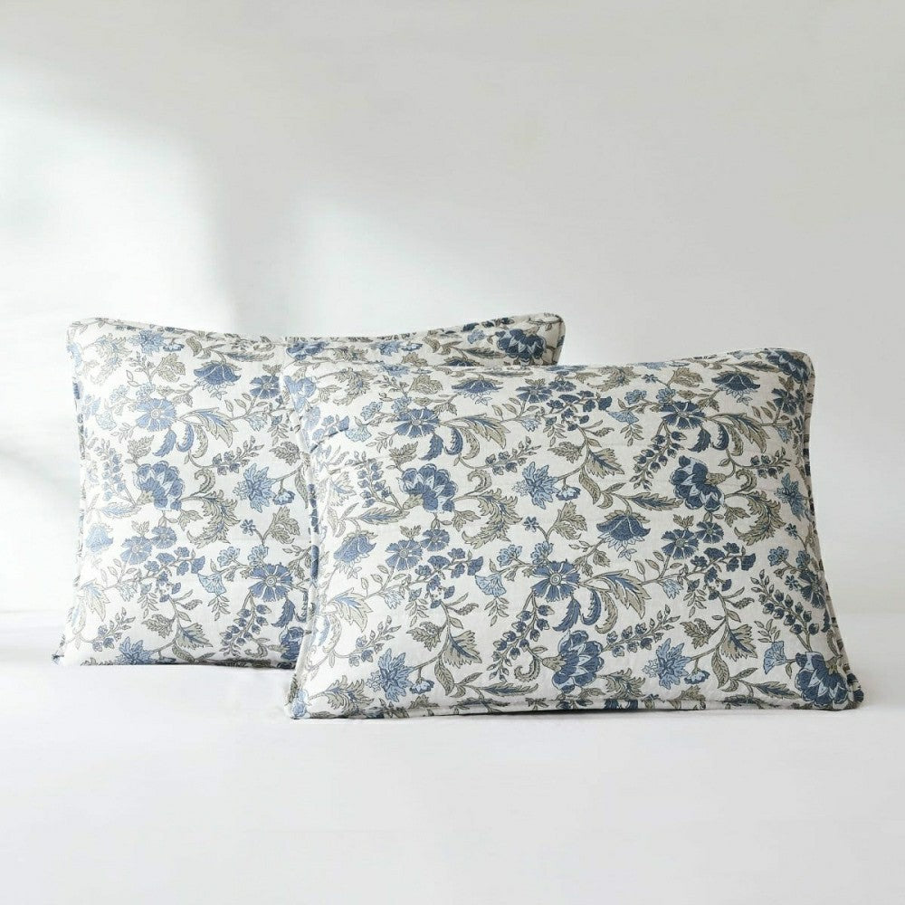 Lillian Block Print Reversible Quilt 6 Set | Plow & Hearth