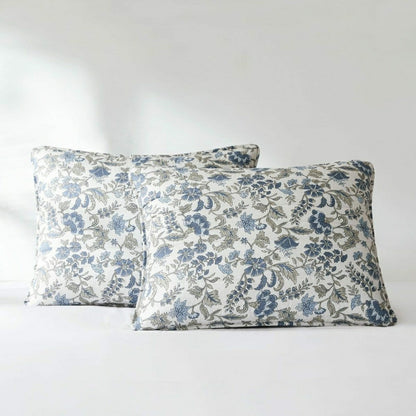 Lillian Block Print Reversible Quilt 6 Set | Plow & Hearth