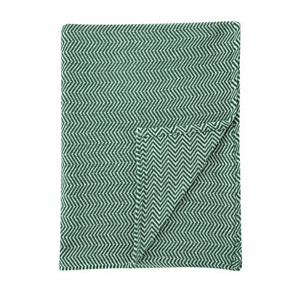 Herringbone Cotton Blanket | Plow & Hearth