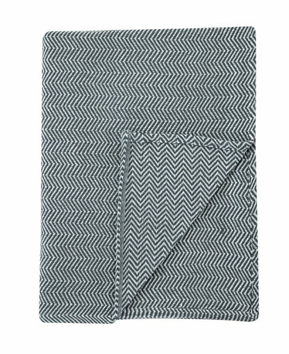 Herringbone Cotton Blanket | Plow & Hearth