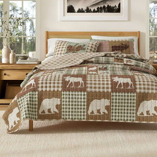 Rustic Landscape Quilt Set | Plow & Hearth